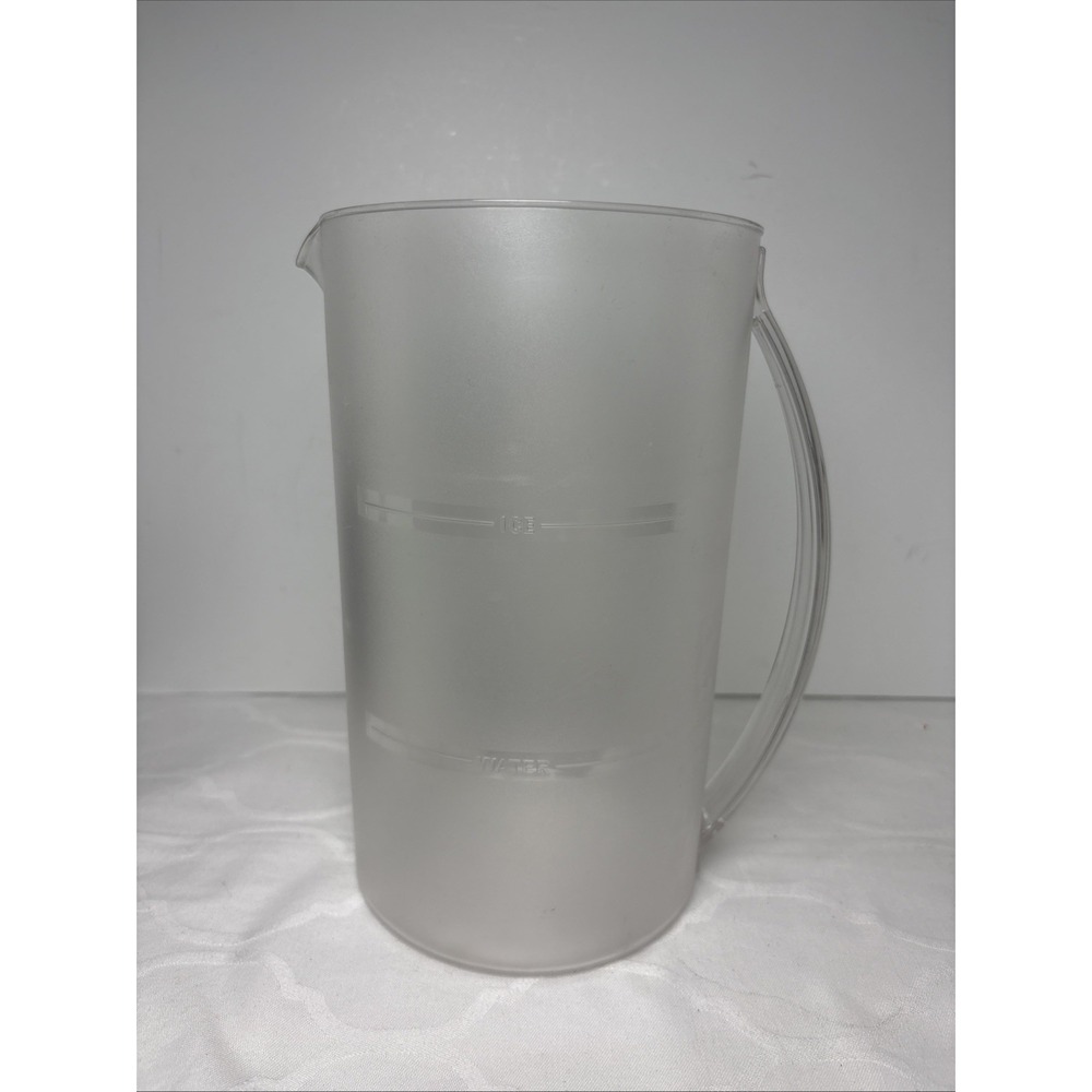 Mr. Coffee Ice Tea Frosted Pitcher With Lid 2 Quarts Model TM1 No Lid